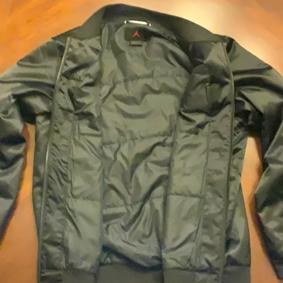 Jordan Black and Red Bomber Varsity Jacket - Picture 5 of 8